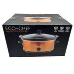 Eco+Chef 4 Quart Copper Slow Cooker