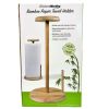 KitchenWorthy Bamboo Paper Towel Holder