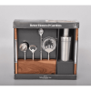 Better Homes & Gardens 7-Piece Stainless Steel Mixologist Set with Wooden Tray