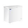 ORIKOOL Chest Freezer 7.0 Cu.ft Solid Top Commercial Deep Chest Freezers with Lockable Stay-Open Lid Painted for Back-of-House Bulk Storage