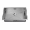 32-Inch Undermount Kitchen Sink 16 Gauge Stainless Steel Single Bowl - 32 x 19 x 10 Inch Deep Basin