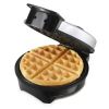 8" Nonstick Belgian Waffle Maker with Temperature Control, Silver