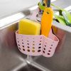 Adjustable Snap Button Type Sink Drain Basket Hanging Drain Basket Dish Cloth Sponge Holder Storage Basket Kitchen Accessories