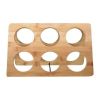 KitchenWorthy Bamboo Wine Rack