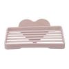 Soap Dish Holder Wall Mounted Heart Shaped Bathroom Storage Plate Tray Holder Case Soap Bathroom Shower Kitchen Washroom Shelf Storage Organizer