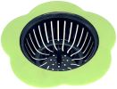 Flower Shaped Kitchen Sink Strainer Floor Drainer Bathtub Cover Drain Tub Stopper Strainers for Floor Laundry Bathroom 4.5inch Diameter