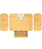 Kitchen Natural Bamboo Cutting Board Bamboo Cheese Board Set