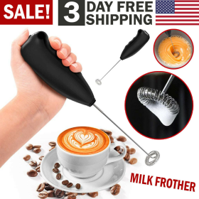 Electric Milk Frother Drink Foamer Whisk Mixer Stirrer Coffee Eggbeater Kitchen (default: default)