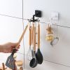 Kitchen accessories Hook Wall Sticky Hook Kitchenware Spatula Spoon Knife Storage Rotating Storage Kitchen Rack Gadget