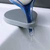 Drain Soap Leaf-Shaped Dish Bar Soap Holder Storage Rack Drain Soap Box for Bathroom Kitchen Sink Suction Cup Installation