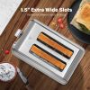 Retro Stainless-Steel Style 2-Slice Toaster